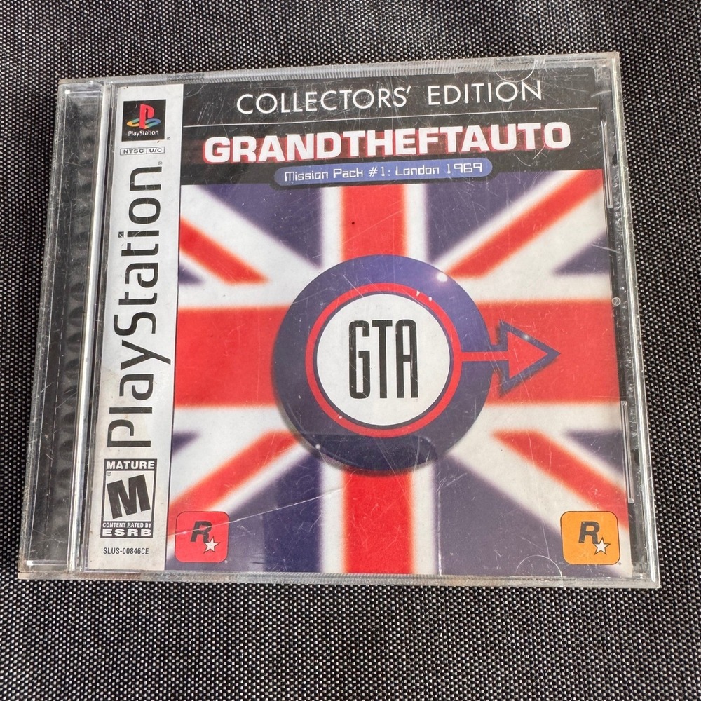 Grand Theft‎ Auto London 1969 Collectors Edition PS1 PlayStation 1 SLUS-00846CE